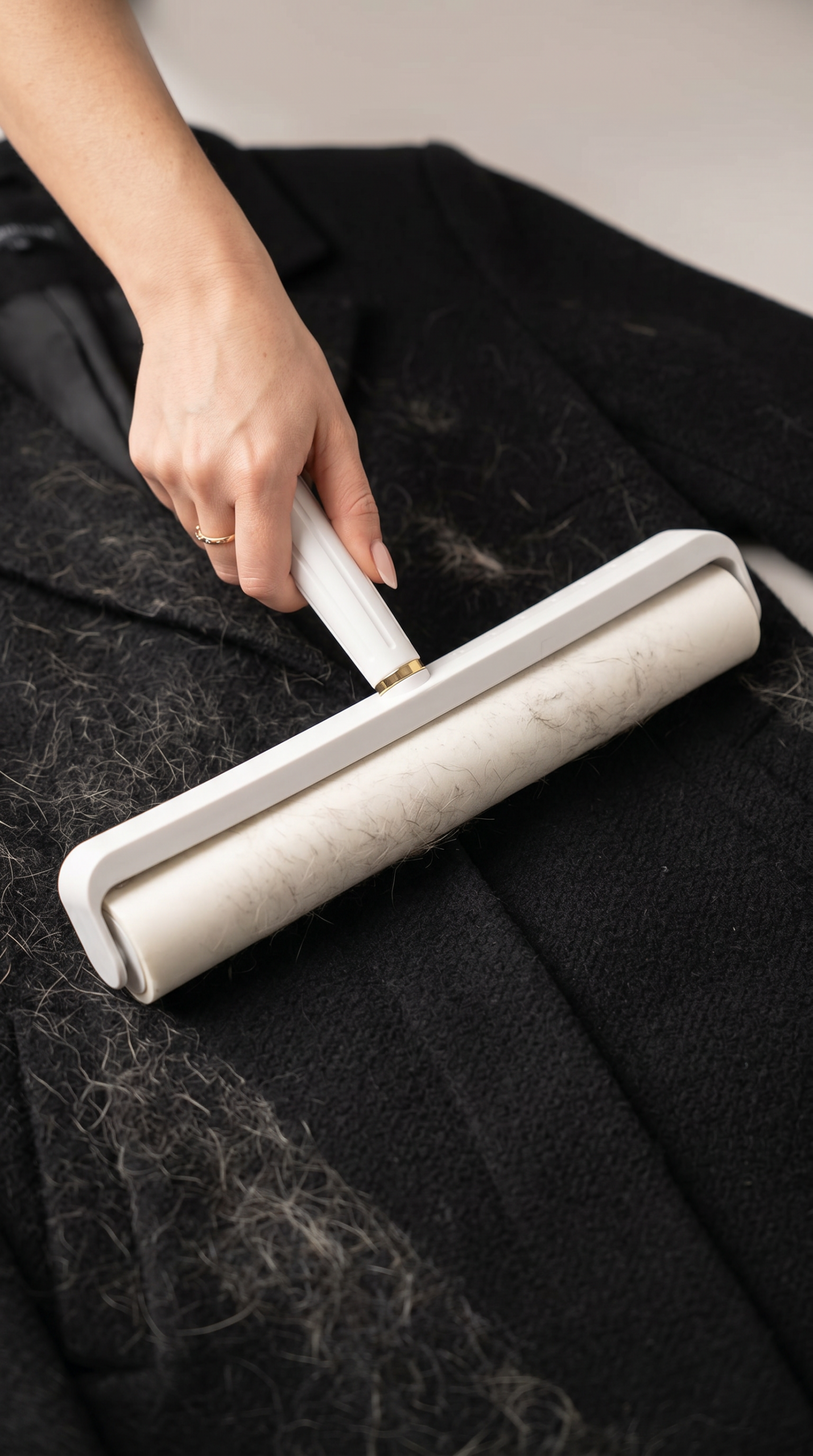 Mini handle for cleaning car seats